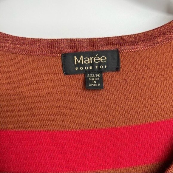 Maree Pour Toi sweater dress fit & flare 12-14 - Picture 3 of 7